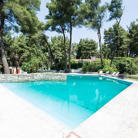 Villa Aurora In Sani With Garden And Pool Exteriér fotografie